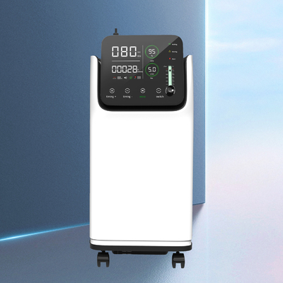Hospital casero concentrador del oxígeno de 5 litros con el nebulizador y 10&quot; pantalla del LED