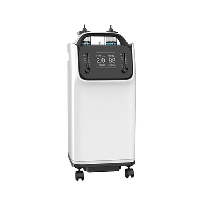Concentrador médico del oxígeno de 8 litros con flujo dual de la manija y del nebulizador