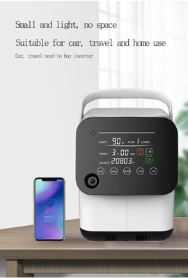 Concentrador grande 1 ajustable del oxígeno del hogar de la pantalla del LED - pureza elevada 7L