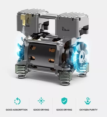 Máquina portátil del conector del oxígeno del concentrador O2 del flujo bajo para 10L médico