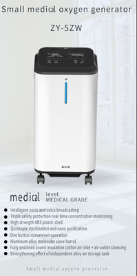 Grado médico del ABS dispositivo del generador del concentrador del oxígeno de 5 litros
