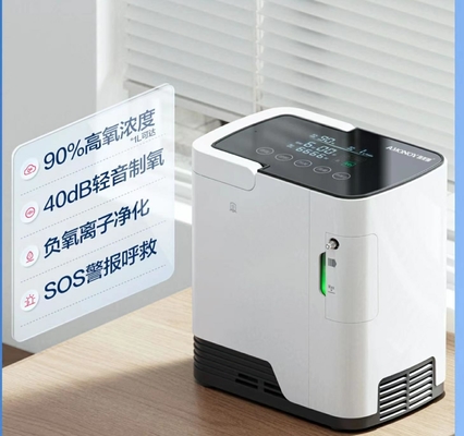 Concentrador portátil casero del oxígeno O2 máquina de 10 LPM para respirar